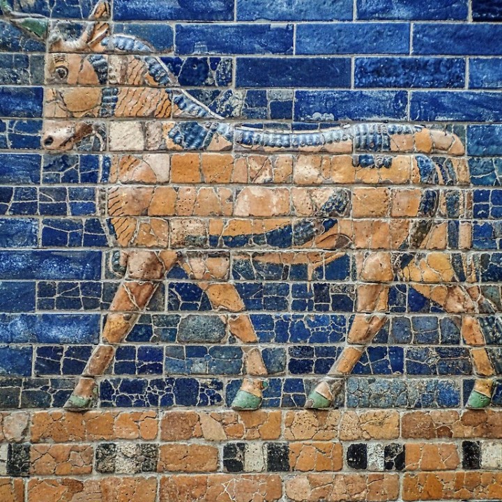 Relief of an Aurochs from The Ishtar Gate image