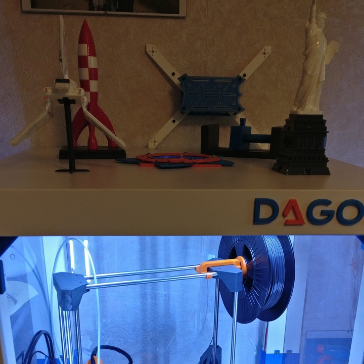 3D printer case with Lack tables (Ikea) image