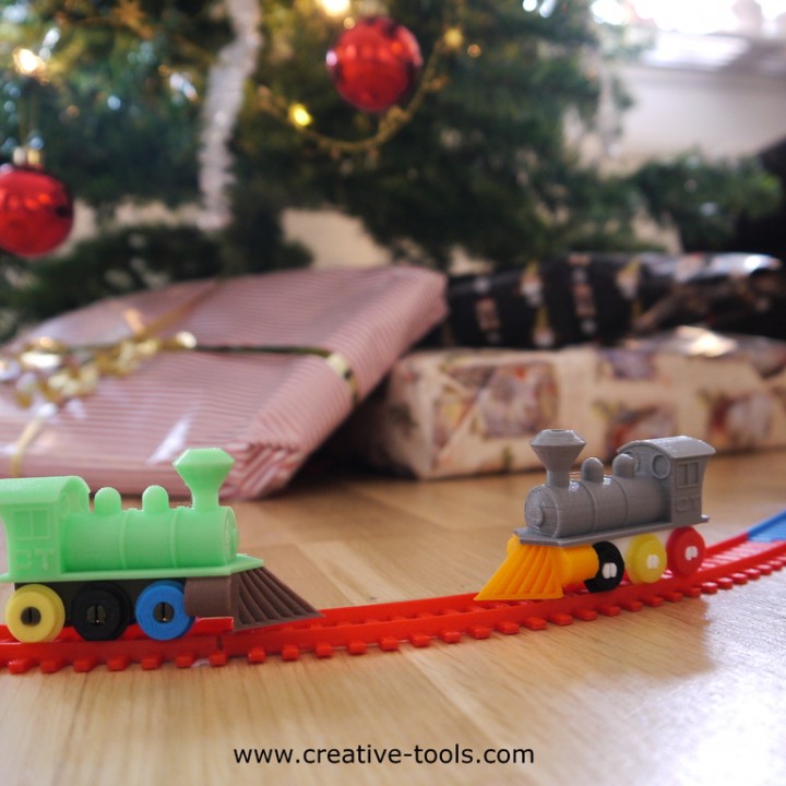 CT Toy Train & Tracks image