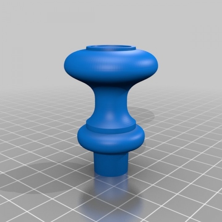 3D-printable generic cabinet knob image