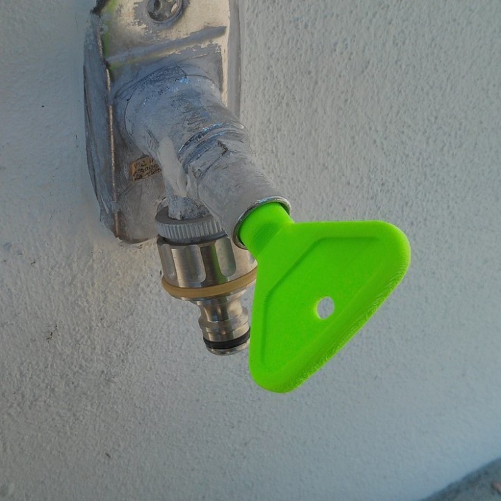 Key for outdoor water faucet image