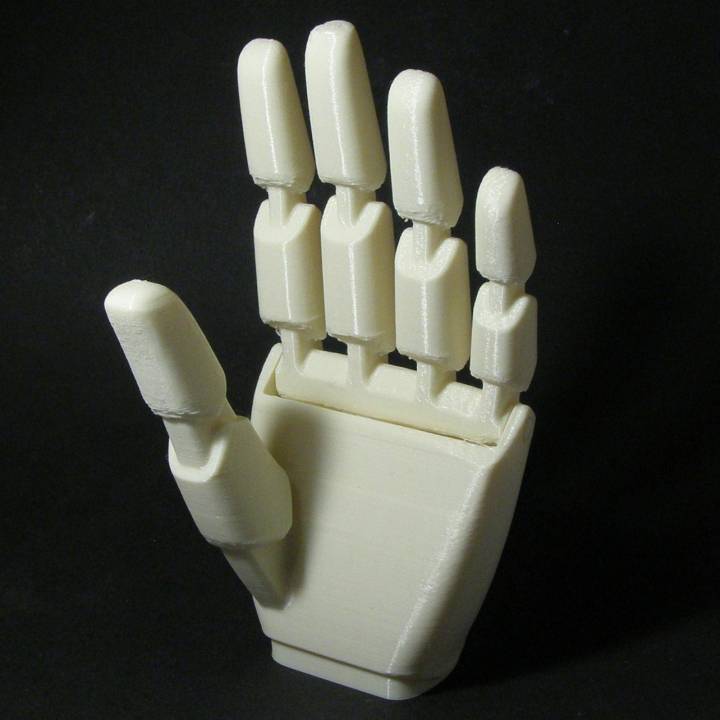 3D Printable Super Simple Robotic Hand by Ivo Maric