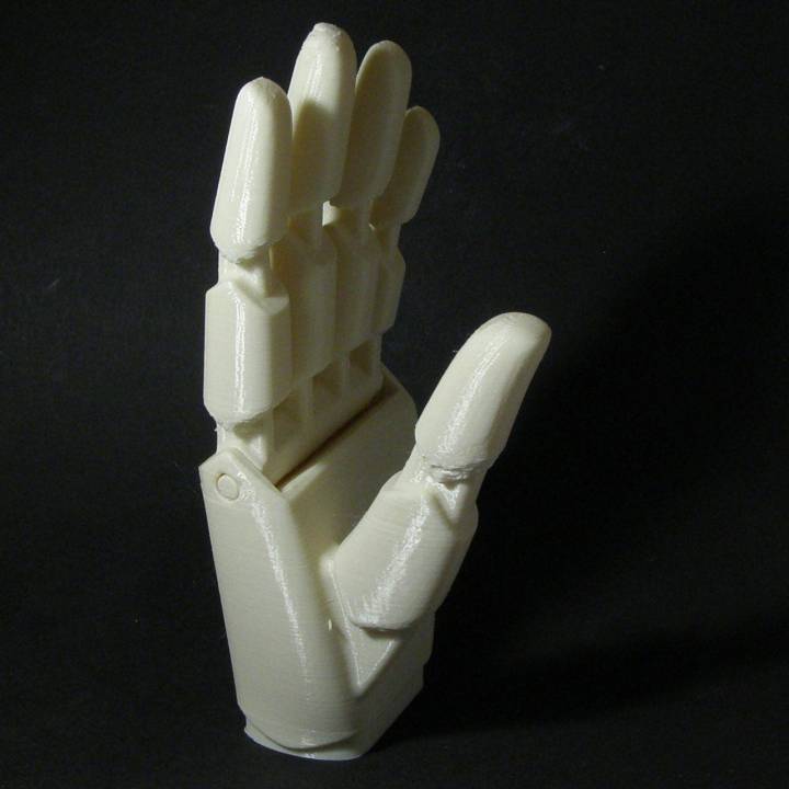 3D Printable Super Simple Robotic Hand by Ivo Maric