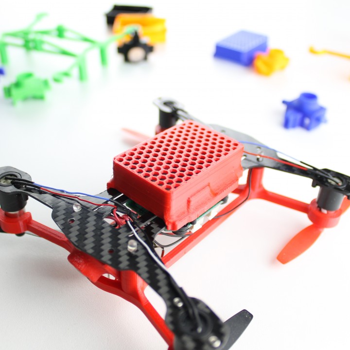 Protectors and camera system for Micro Drone Carbon Fibre Race image