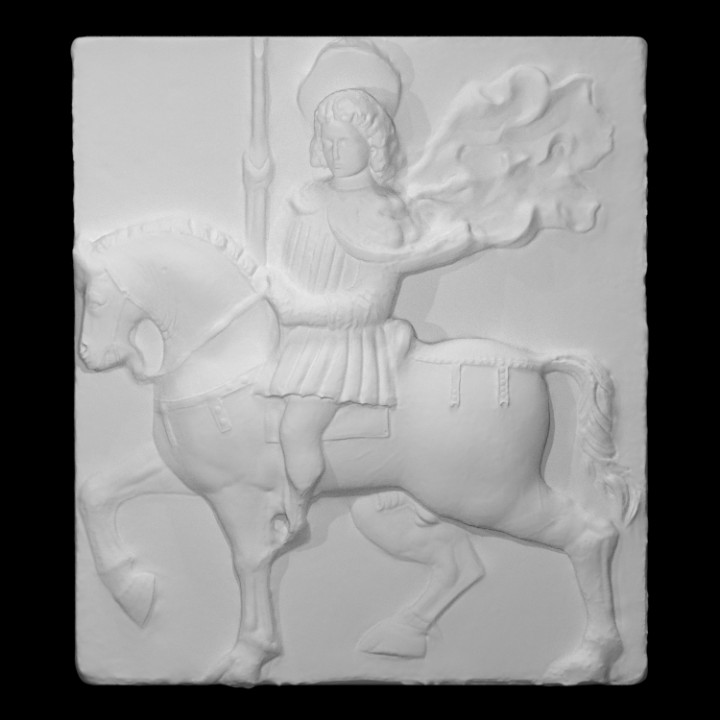 Saint George on his horse image