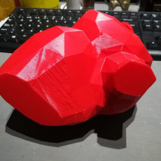 Picture of print of Low poly heart vase