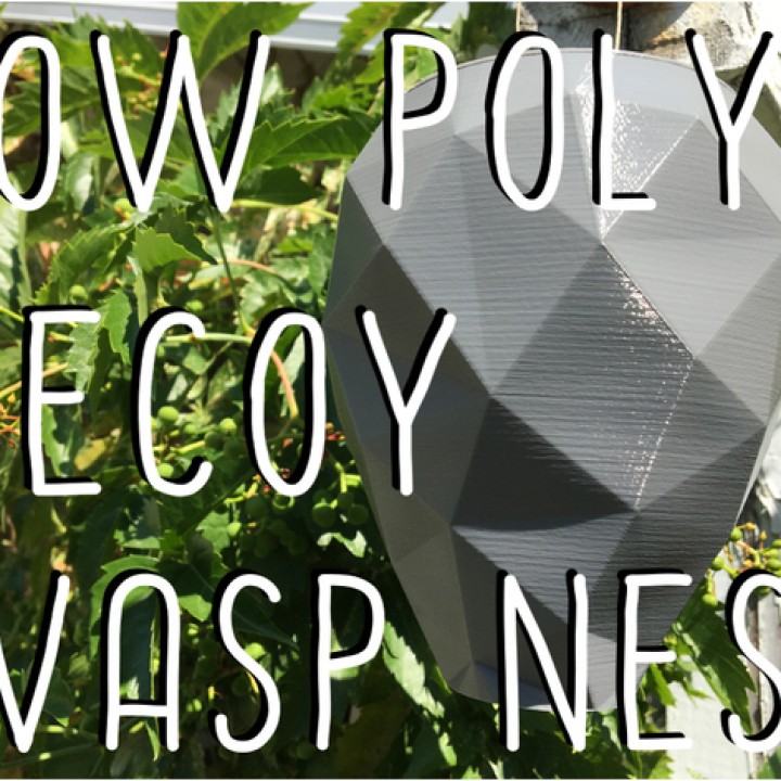 Low Poly Decoy Wasp Nest image