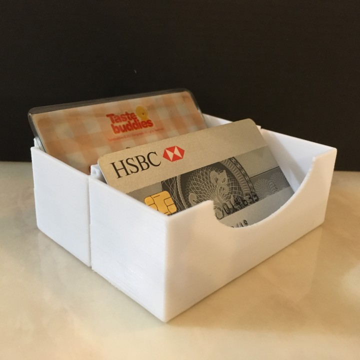 Card holder box (stackable) image