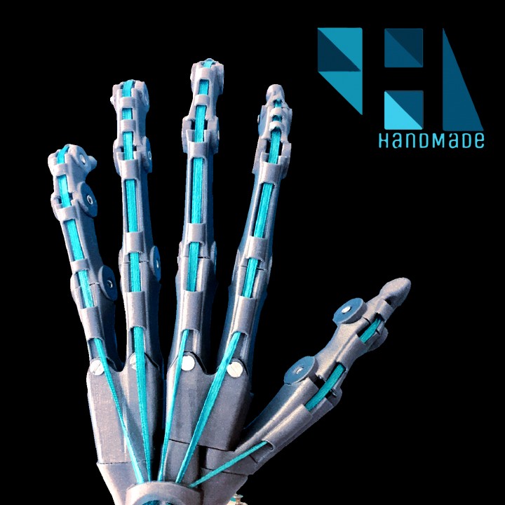 3D Printed Bionic Skeleton Hand image