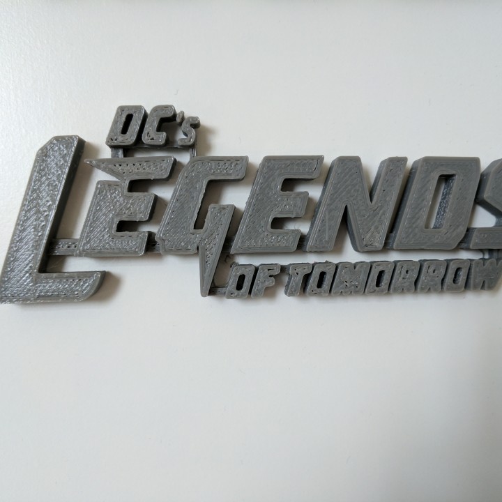 3D Printable Legends of Tomorrow Logo (CW) by Andreas Dybdahl