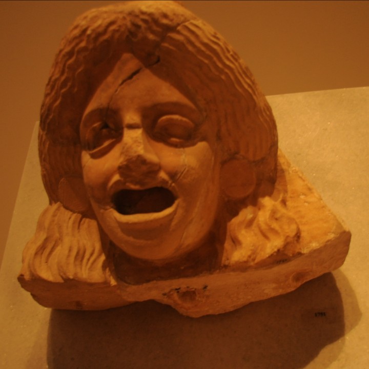 Theatre mask of a woman image