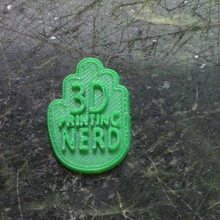 3D Printing Nerd Creator Pin image