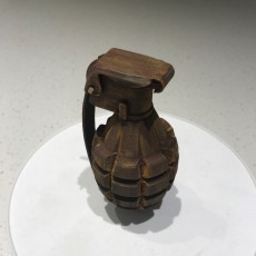 Picture of print of MK2 grenade