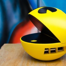 Picture of print of Pacman raspberry pi enclosure case