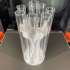 (small) test tube stand (7 test tubes) print image