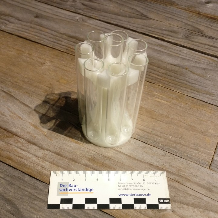 (small) test tube stand (7 test tubes) image