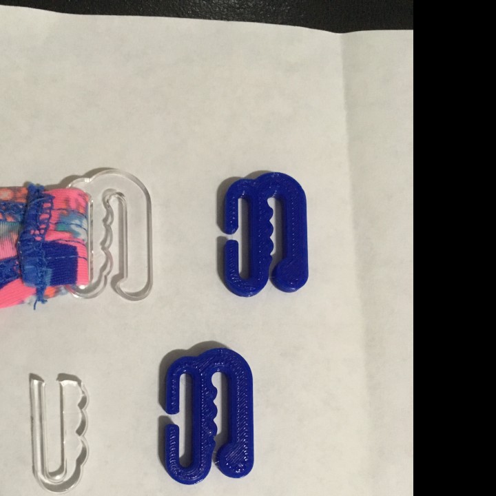 3D Printable Bathing suit clasp by Some Dude