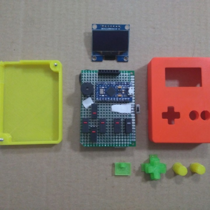 Arduino Handheld Game Console Case image