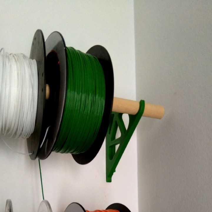 Filament Spool Wall Mount + Hub image