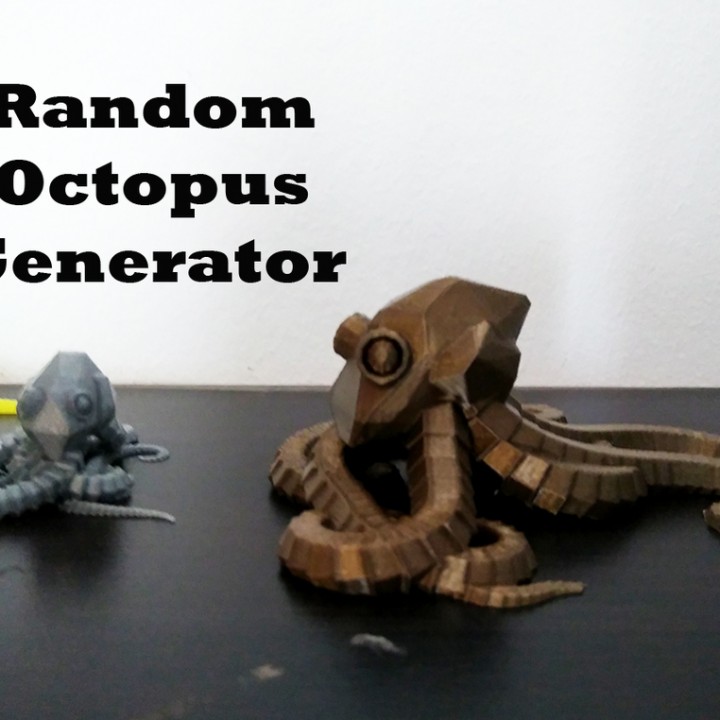 Plastic Reef #2: Random Octopus Generator image