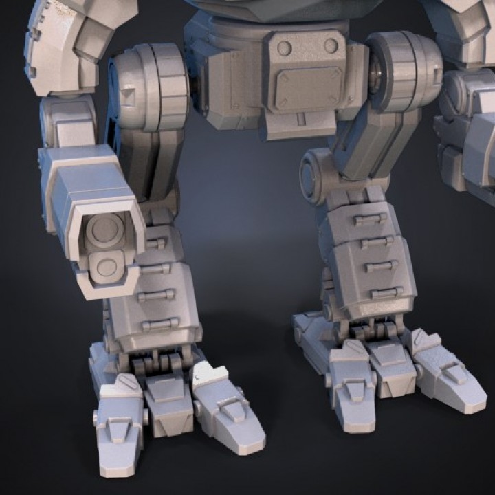 Battletech Marauder FanArt 3D Model Assembly Kit image