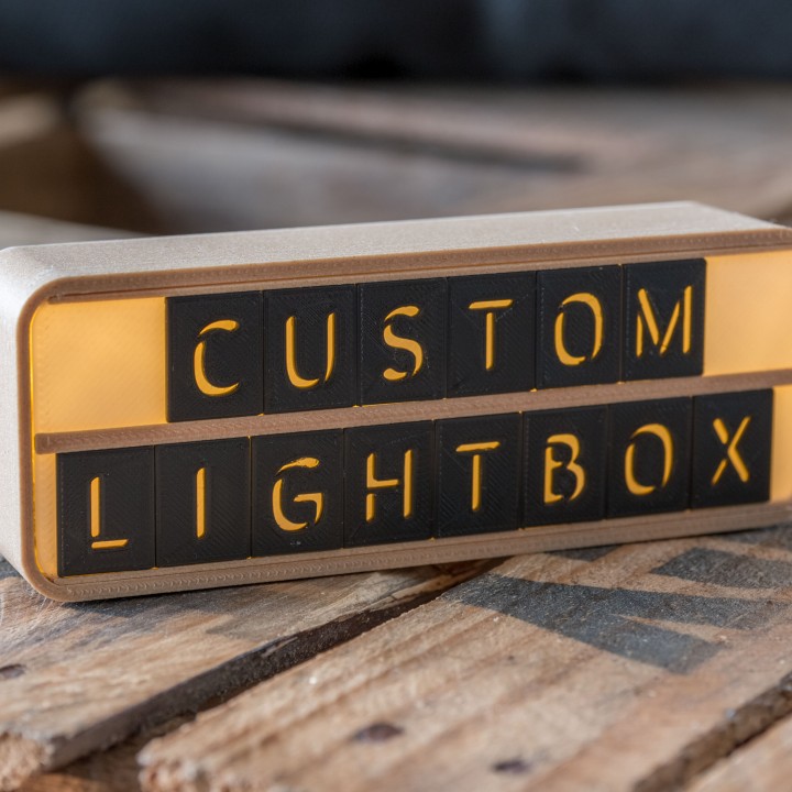 Customizable Retro Lightbox image