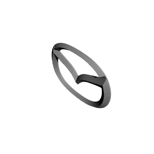 3D Printable Mazda Logo by Dan Dipierro