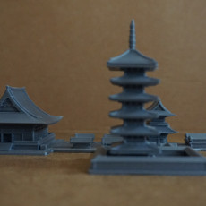 Picture of print of Asakusa Senso-ji Temple