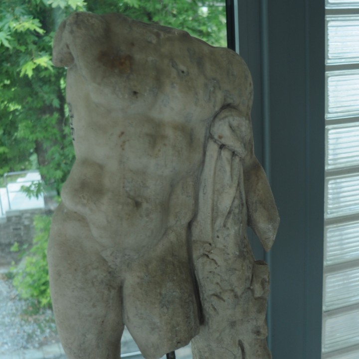Torso of a statuette of Heracles image