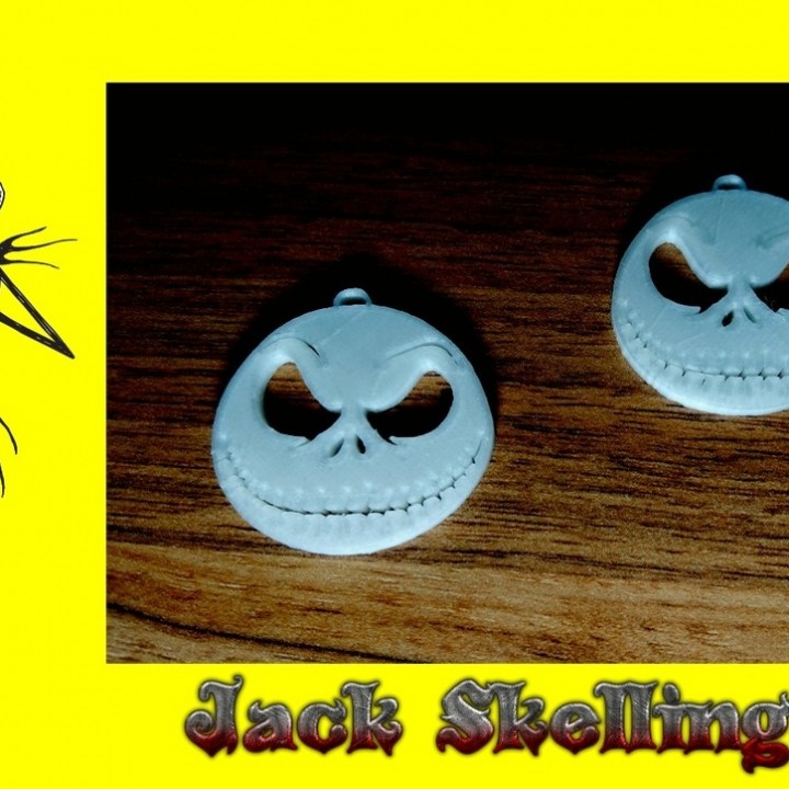 Jack Skellington earring image