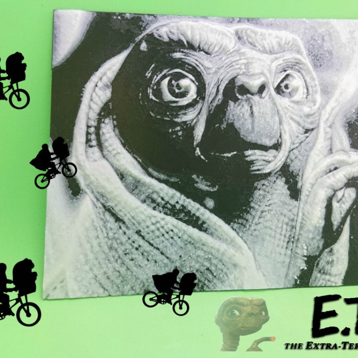 DIBUJO E.T. 3D image