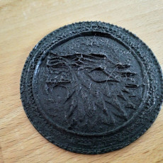 Picture of print of Game Of Thrones coin
