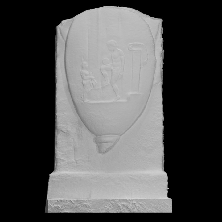 Part of a grave stele image