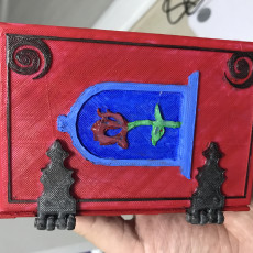 Picture of print of Belle Book Dice Box