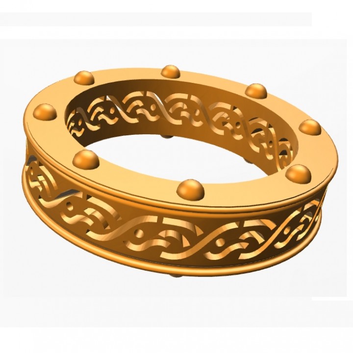 Celtic Ring size 10US image
