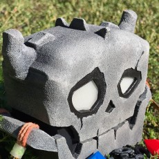 Picture of print of zelda breath of the wild skull chest