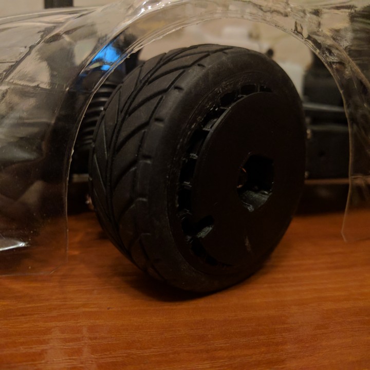 Ken Block's Gymkhana Fifteen 52 Turbomac 1/10 RC car wheel image