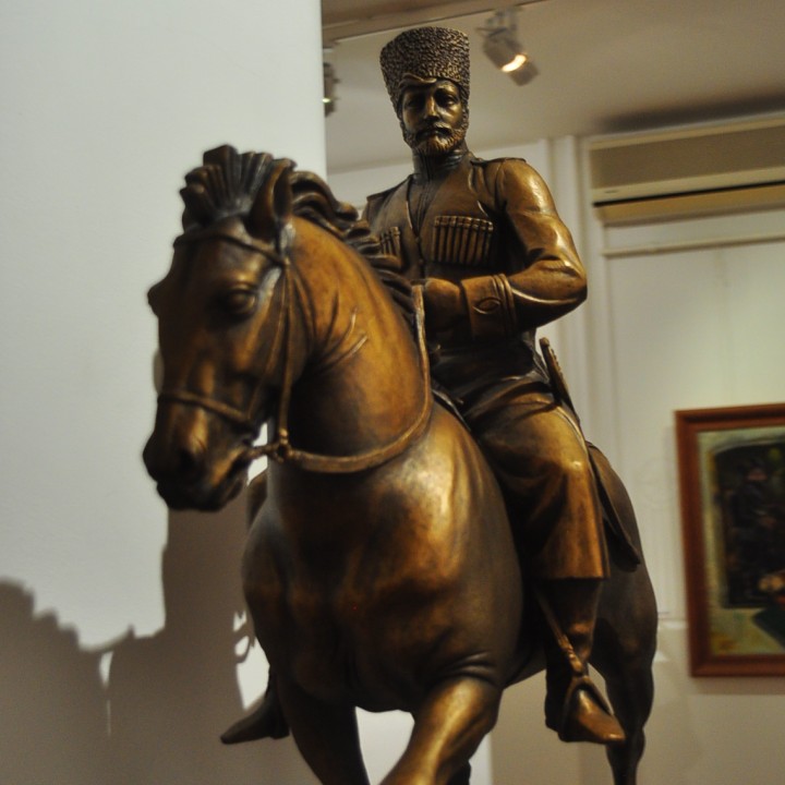 Tsar riding a horse image