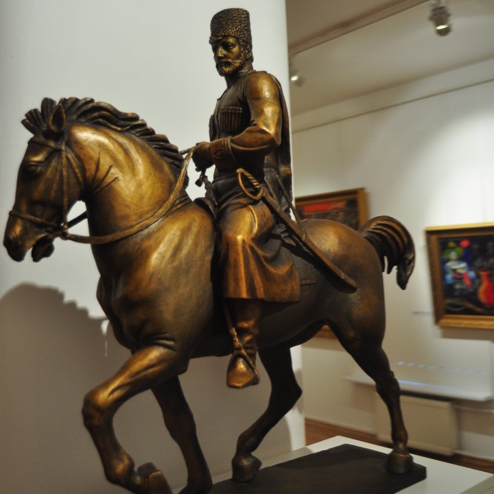 Tsar riding a horse image