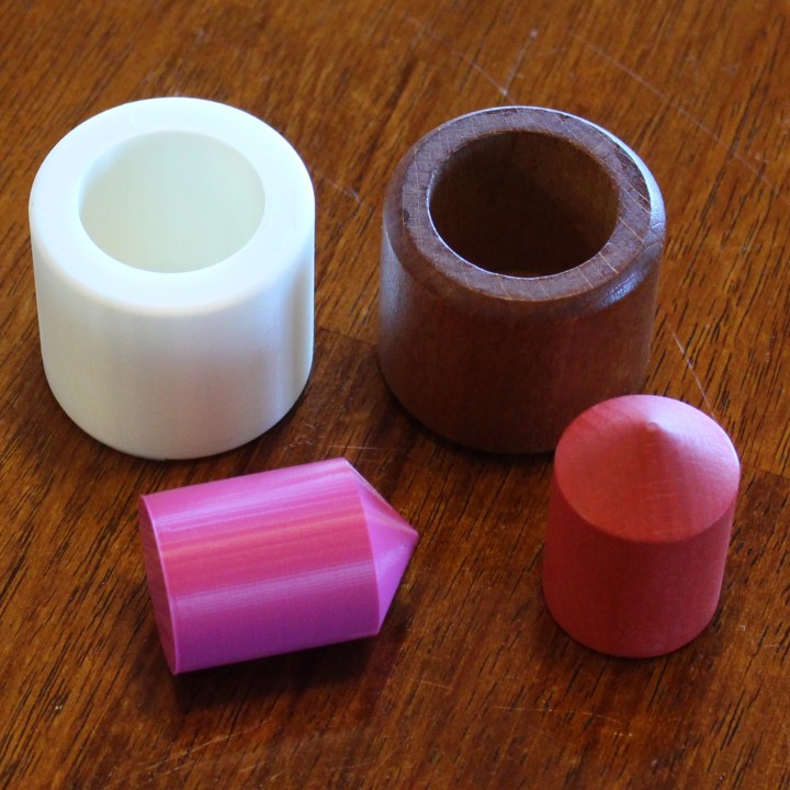 3D Printable Newton’s Gravity Defying Puzzle by Mark Ingle