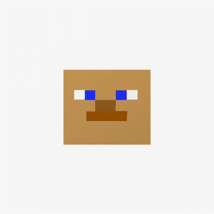 minecraft steve's head image