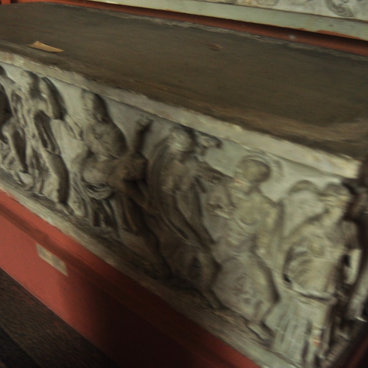Sarcophagus with reliefs image