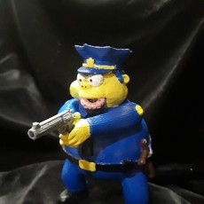 Picture of print of Chief Wiggum 3D