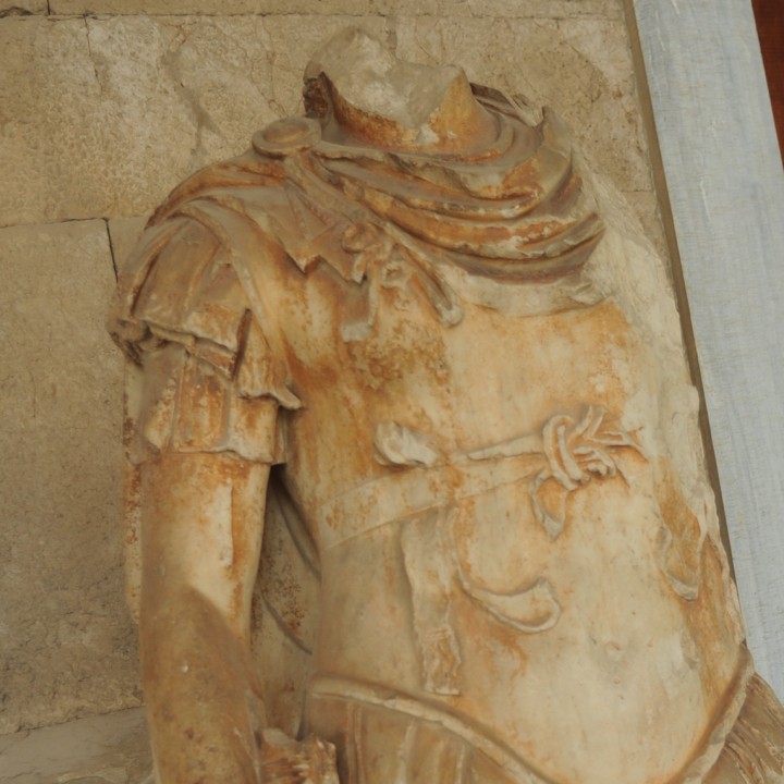 Statue of the personification of the Iliad image