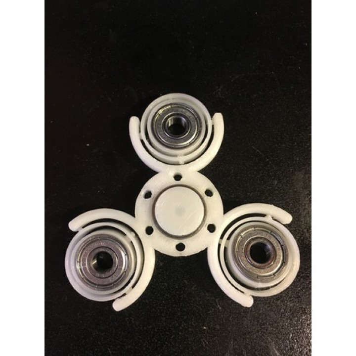 3D Printable Gyroscopic Fidget Spinner by David Rinaldi