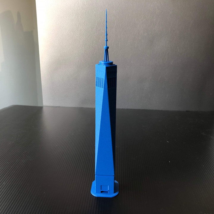 オリンピック記念タワー☆プレート 3D Printable One World Trade Center - New York City, USA by