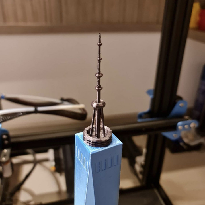 オリンピック記念タワー☆プレート One World Trade Center 3D Puzzle