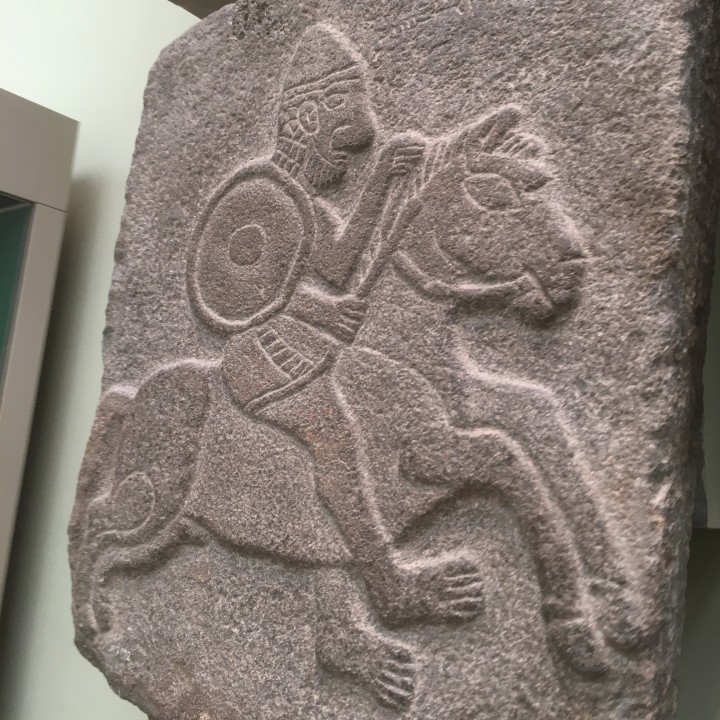 Reliefs from Tell Halaf - Mounted Soldier image