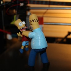 Picture of print of Homer and Bart 3D