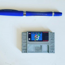 Picture of print of Mini SNES Cartridges